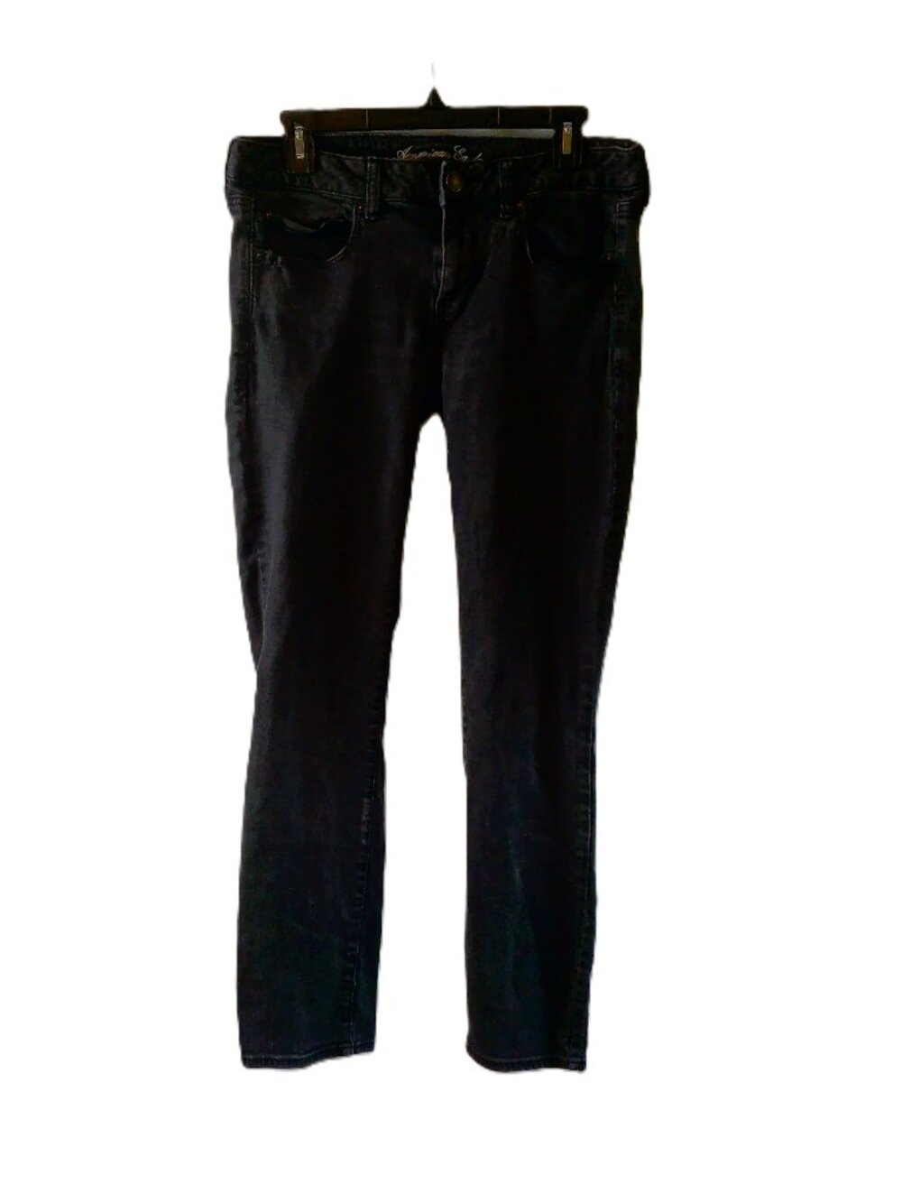 American Eagle Super Stretch Black Skinny Jeans Womens